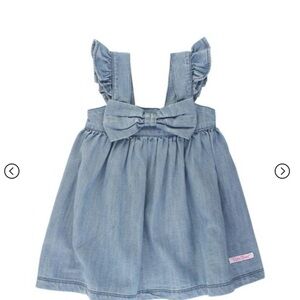 RuffleButts Toddler Flutter Bow Woven Dress- 3T